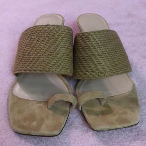 Veronica beard veto cucino heeled sandals